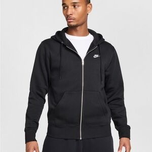 Nike Men's Black Zip-Up Hoodie. Brand new without tag.